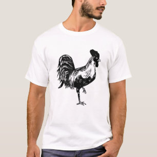 Camiseta Mulheres T Mens T Farmer De Galinhas