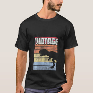 Camiseta Mulheres T Rex Dinosaur Tyrannosaurus Retro Estilo