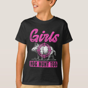 Camiseta Mulheres Tambem Caçam Javalis Caça Feminina Javali
