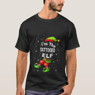 Camiseta Mulheres Tatuaram Elf Matching Family Group Christ