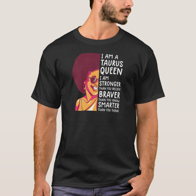 Camiseta Mulheres Taurus rainhas Astrologia zodiac Taurus (Frente)