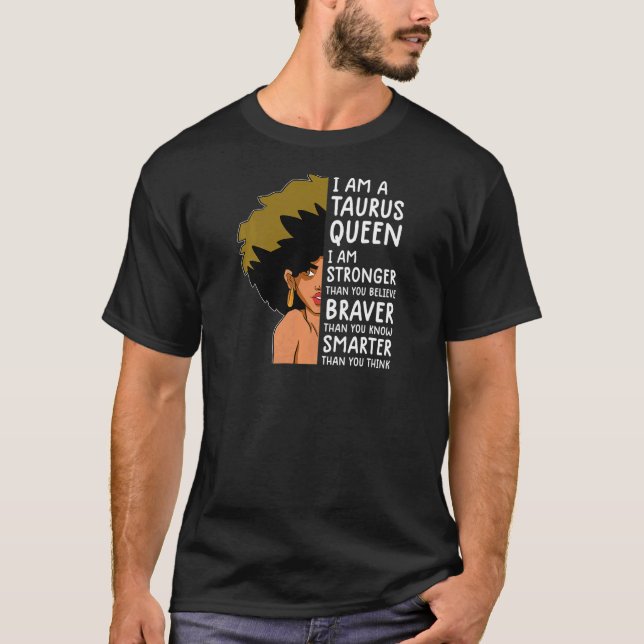 Camiseta Mulheres Taurus rainhas Astrologia zodiac Taurus (Frente)