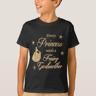 Camiseta Mulheres Toda princesa precisa de um pássaro fada