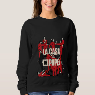 Camiseta Mulheres Todos Os Caracteres Money City Heists Pos