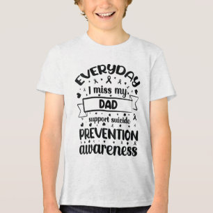 Camiseta Mulheres Todos Os Dias Eu Sinto Falta Do Meu Pai D