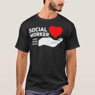 Camiseta Mulheres Trabalhadoras Sociais para Mulheres Prese