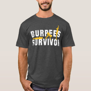 Camiseta Mulheres Trabalhando Burpeias Sobrevivência Legal 