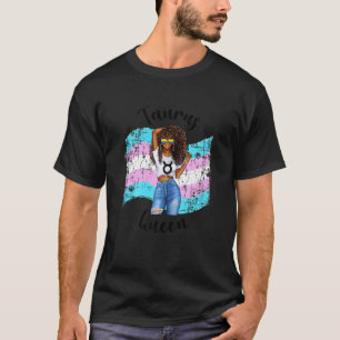 Camiseta Mulheres Transgênero Taurus Rainha Negra Meninas N