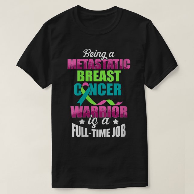 Camiseta Mulheres Tratando Sensibilização Metastática do Ca (Frente do Design)