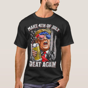 Camiseta Mulheres Trump fazem o Excelente de 4 de julho mai
