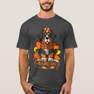 Camiseta Mulheres Turquia Cachorro da Montanha Bernese