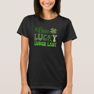 Camiseta Mulheres Um Almoço Sortudo Senhora Vintage Groovy