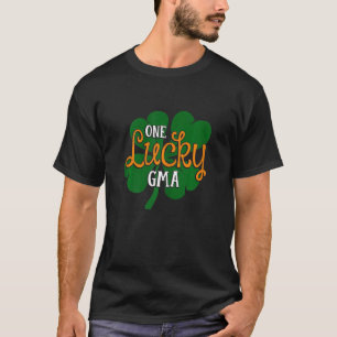 Camiseta Mulheres Um Dia de São Patrício Gma Sortudo Mãe Mã