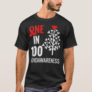 Camiseta Mulheres Uma Em Cada 100 Defeitos Cardíacos Congên