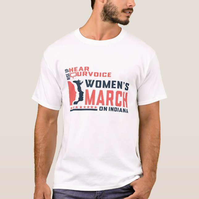 Camiseta Mulheres Unem Igualdade em Indiana (Frente)