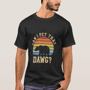 Camiseta Mulheres Ursas Acampamento Dawg Trilha Meme Posso 