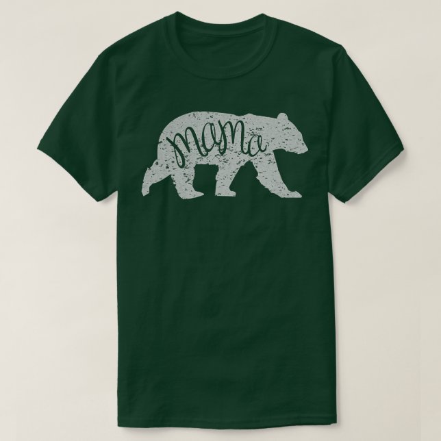 Camiseta Mulheres Urso De Mama Tee2066 (Frente do Design)
