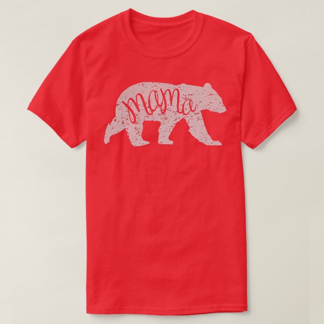 Camiseta Mulheres Urso De Mama Tee2068 (Frente do Design)