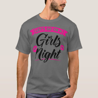 Camiseta Mulheres vamos para uma festa de noite das meninas
