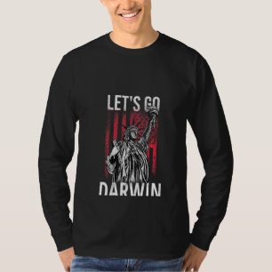 Camiseta Mulheres Vamos Vão Darwin Conservadores Republican