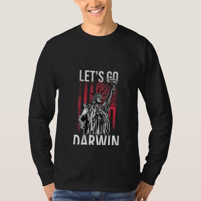 Camiseta Mulheres Vamos Vão Darwin Conservadores Republican (Frente)