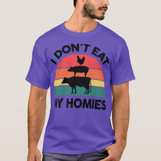 Camiseta Mulheres Vegan Eu não como meu Funno Vegetariano