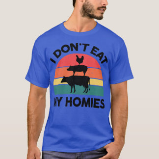 Camiseta Mulheres Vegan Eu não como minha casa Veggie Vegan