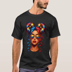 Camiseta Mulheres Venezuelanas Coque Desarrumado Garotas Ba