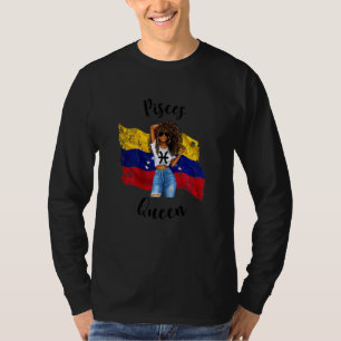 Camiseta Mulheres Venezuelanas Peixes Rainha Afro Africana 