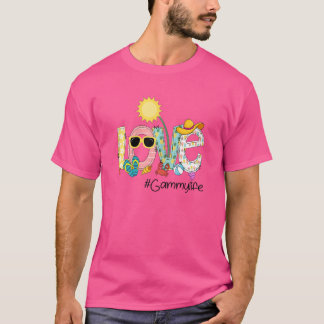 Camiseta Mulheres Verão Amor Gammylife Gammy Love Vacatie
