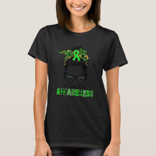 Camiseta Mulheres Vestimos Cerebrais Verdes Sensibilização