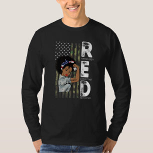 Camiseta Mulheres Veteranas Afro-Americanas Apoiam Todos Os