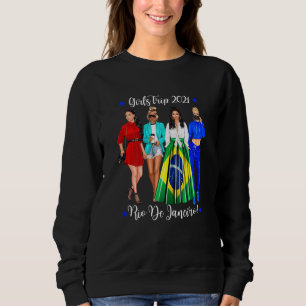 Camiseta Mulheres Viajam Férias No Rio De Janeiro Uma Mulhe
