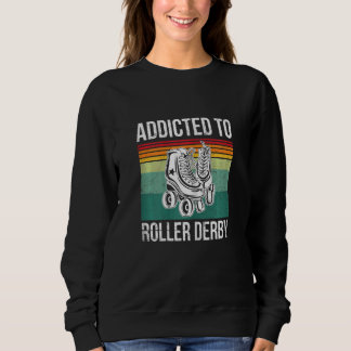 Camiseta Mulheres Viciadas Em Roller Derby Para Um Roller D