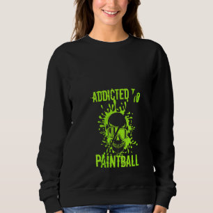 Camiseta Mulheres Viciadas Pintball Airsoft Painter Skull P