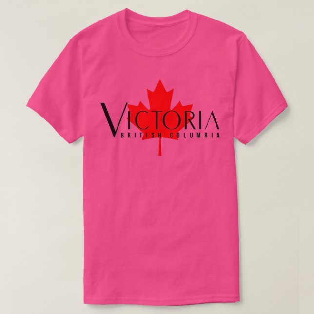 Camiseta Mulheres VICTORIA BRITÂNICA COLÚMBIA BC CANADÁ A T (Frente do Design)
