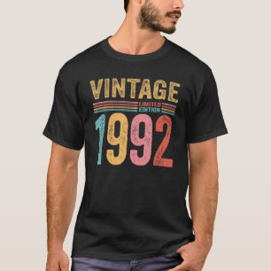 Camiseta Mulheres Vintage 1992 30 Anos