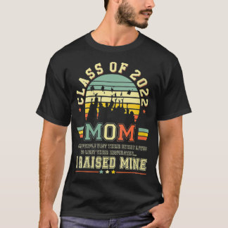 Camiseta Mulheres Vintage Classe De 2022 Mãe Eu Criei Mina