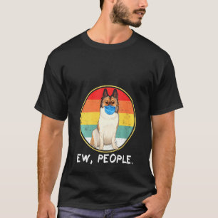 Camiseta Mulheres Vintage Ew Pessoas Cão Ovelheiro Islandês