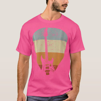 Camiseta Mulheres Vintage Guitarra Policial Guitari
