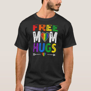 Camiseta Mulheres Vintage Incomodaram Mãe Livre Abraça Orgu