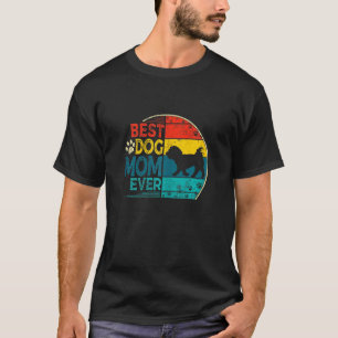 Camiseta Mulheres Vintage Melhor Cachorro Maltês Mamãe Nunc