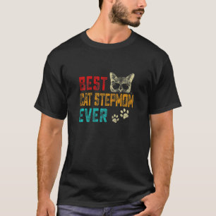 Camiseta Mulheres Vintage Melhor Gata Madrasta Já Família P