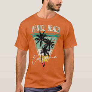 Camiseta Mulheres Vintage Venice Beach California Distúrbio