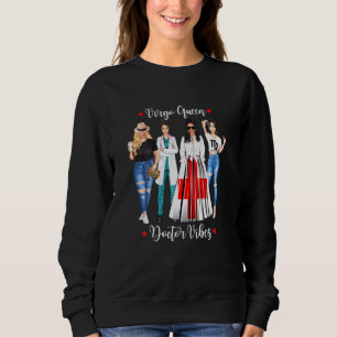 Camiseta Mulheres Virgem Médica Rainha Zodíaco Agosto Setem