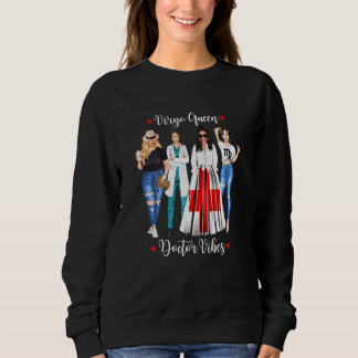 Camiseta Mulheres Virgem Médica Rainha Zodíaco Agosto Setem