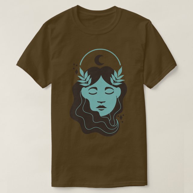 Camiseta Mulheres Virgo Astrologia Horoscópio Mulheres Adol (Frente do Design)