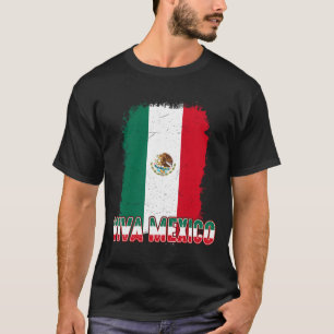 Camiseta Mulheres Viva México Sinalizador Homens Crianças R