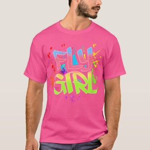 Camiseta Mulheres Voam Garota 80S 90S Velhas Meninas De Hip