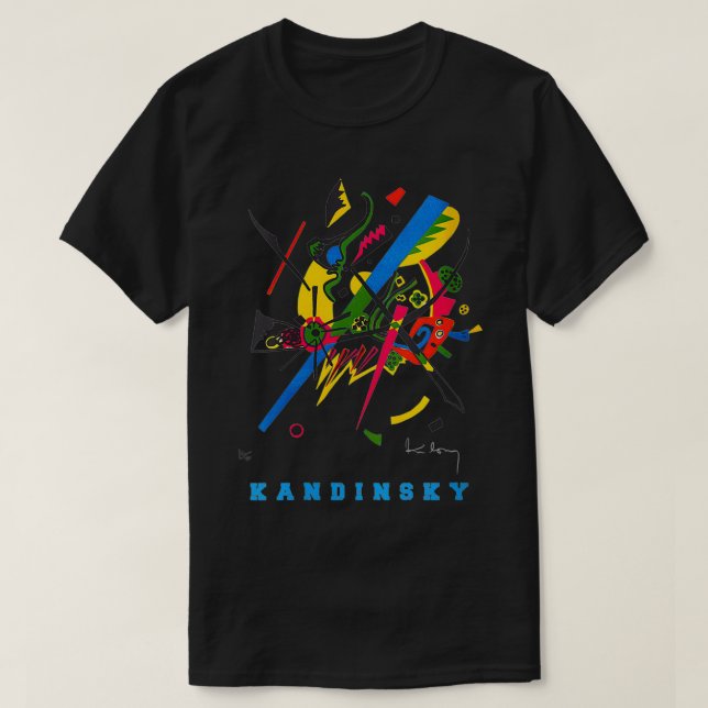 Camiseta Mulheres Wassily Kandinsky Abstrato Art Pequenos M (Frente do Design)